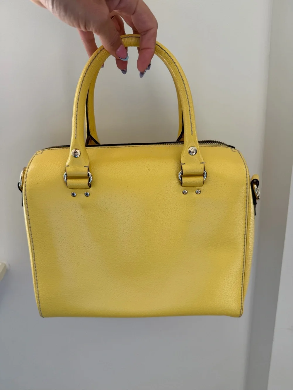 kate spade Yellow Leather Top-Handle Satchel